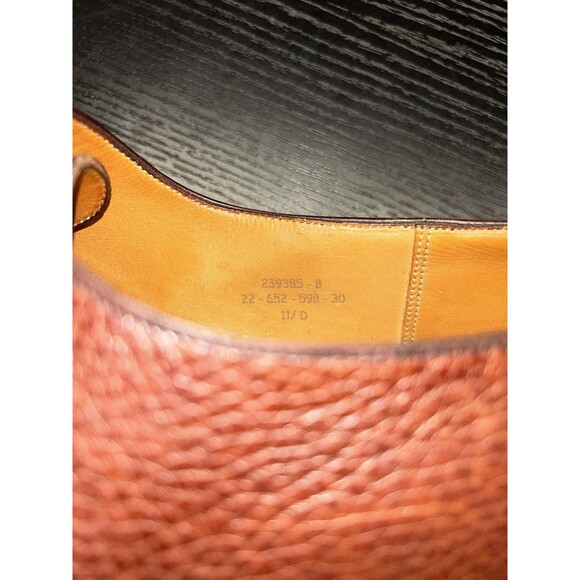 J.M.Weston Golf Burgundy D Width Brown Leather Men’s Shoes 598 U Tip Sz 11 D main image 5